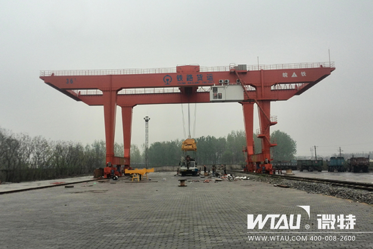 微特配套皖鐵集裝箱門機，為鐵路貨運保駕護(hù)航