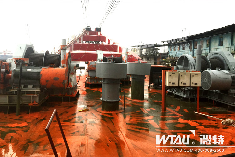 湖南航務800T起重船配備微特力矩限制器